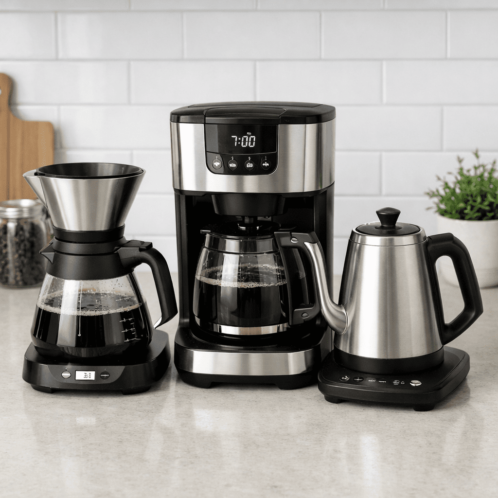 Best Coffee Makers Under $100 in 2024: Drip, Pour-Over, and Single-Serve Compared